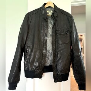 CPT black leather jacket